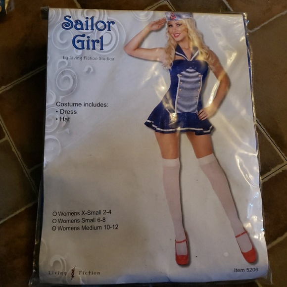 Living friction sailor girl sequin pin up m - Picture 2 of 3